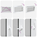 Basement Window "RISOR" 100x50 cm Tilt&Turn DIN Left White 4108364