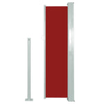 ZNTS Retractable Side Awning 120 x 300 cm Red 45362