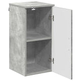 Bathroom Cabinet Wall-mounted Concrete Grey 30 x 31.5 x 61 cm 883347