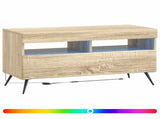 LED TV Cabinet Sonoma Oak Engineered Wood 897657