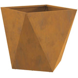 Planter Rusty 50 x 50 x 50 cm Weathering Steel 883848