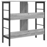 Bookshelf Grey Sonoma 82 x 32 x 79 cm Engineered Wood 883997