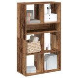 Book Cabinet Old Wood 66x31x112 cm Engineered Wood 860308