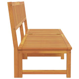 Sun Lounger Reclining Brown 200 x 57 x 75cm Solid Acacia wood 4108111