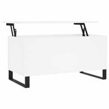 Coffee Table White 90x44.5x45 cm Engineered Wood 830980