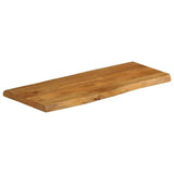 Table Top 80x40x3.8 cm Live Edge Solid Wood Mango 370778