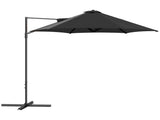 2.5M Garden Cantilever Parasol, Offset Roma Patio Umbrella Hanging Sun Shade Canopy Shelter with T3398P315972