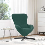 Egg Chair Dark Green 63 x 73 x 90 cm Velvet 42002758