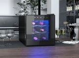 Six Bottle 8-18&degC Countertop Wine Fridge - Black T3398P343014
