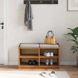 Hallway Bench SANDNES 87x40x50 cm Solid Wood Pine 4010457