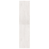 Book Cabinet Room Divider White 40x30x135.5 cm Pinewood 808144
