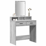 Dressing Table Grey Sonoma 79 x 41 x 140 cm Engineered Wood 865141