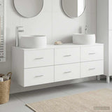Bathroom Furniture Set 3 pcs White 49.5 x 44.5 x 66 cm 3405915