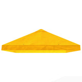 Gazebo Canopy Cover 6 x 3 m Yellow Polyester 190 900405