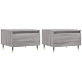 Coffee Tables 2 pcs Grey Sonoma 50x46x35 cm Engineered Wood 830857