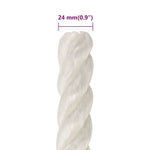 Work Rope White 24 mm 100 m Polypropylene 153073