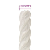 Work Rope White 24 mm 100 m Polypropylene 153073