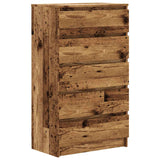 Drawer Cabinet Old Wood 60x36x103 cm Engineered Wood 855996