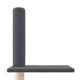 Floor to Ceiling Cat Tree Dark Grey 250.5-276.5 cm 171722
