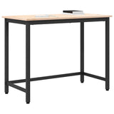 Table Natural 100 x 50 x 77 cm Engineered Wood and Steel 873792