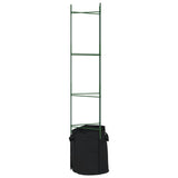 Tomato Cages with Plant Bags 6 pcs 154 cm Steel and PP 3281490