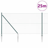 Welded Wire Fence with Spikes 25 x 1.2 m 3353098