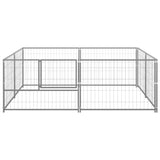 Dog Kennel Silver 4 m Steel 3082118