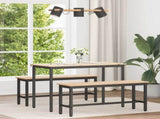 Dining Table Natural 110 x 55 x 75 cm Solid Pine Wood 892785