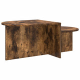 Coffee Table Smoked Oak 100 x 50 x 40 cm Engineered Wood 8001051