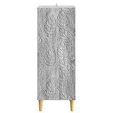 Sideboard Grey Sonoma 33 x 34.5 x 90 cm Engineered Wood 895061