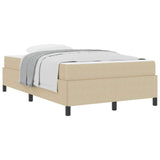 Bed Frame with Mattress Light Green Grey 120 x 190 cm Fabric 3399114