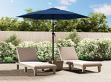 Garden Parasol Blue 200x224 cm Aluminium 47211