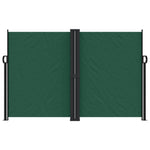 ZNTS Retractable Side Awning Dark Green 160x1000 cm 4004740