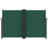 ZNTS Retractable Side Awning Dark Green 160x1000 cm 4004740