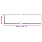 Tarpaulin Transparent 20 x 1.5 m PE 42038945