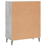 Sideboard Concrete Grey 69.5x34x90 cm Engineered Wood 827936
