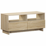 TV Stand 90 x 34.5 x 40 cm Sonoma Oak Engineered Wood 8011470