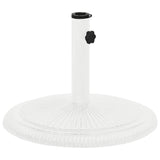 Umbrella Base White 45x45x30 cm Cast Iron 317770