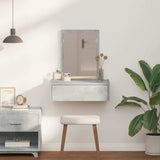 Dressing Table with Drawer Grey 60 x 40 x 70 cm Engineered Wood 865193