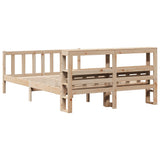 Bed Frame without Mattress 160x200 cm Solid Wood Pine 3305908
