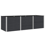 Garden Raised Bed Black 300 x 100 x 91 cm 42038995