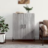 Sideboard Grey Sonoma 69.5x34x90 cm Engineered Wood 827738
