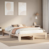 Bed Frame without Mattress 140x200 cm Solid Wood Pine 3308738