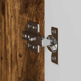 TV Wall Cabinet Wall-mounted 2 pcs Smoked Oak 59.5 x 31 x 40 cm 892340