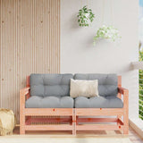 Garden Chairs with Cushions 2 pcs Solid Wood Douglas 825595