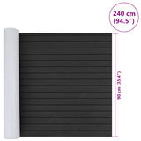 Boat Mat Striped Dark Grey and Black 240 x 90 cm EVA 42046768