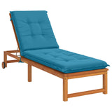 Sunlounger Cushion GEMERT 100% Polyester Light Blue 947361