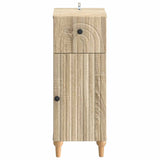Bathroom Storage Cainet ALKMAAR Sonoma Oak 30 x 31 x 80 cm 896167