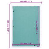 Access Panel with Aluminium Frame and Plasterboard 300x600 mm 145099