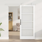Sliding Door Manual White 86 x 198.5 cm Wood and metal 3332228